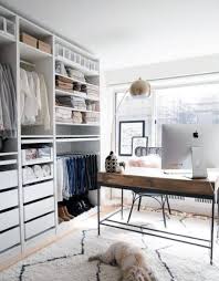 It's possible you'll discovered one other small walk in closets pinterest better design concepts. Top 40 Best Closet Office Ideas Small Work Space Designs Home Office Closet Closet And Office Dressing Room Design