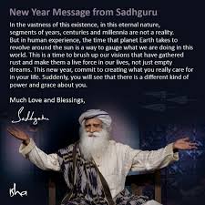 Pin By Yoogal V On Sadhguru In 2020 New Year Message Mystic Quotes Human Experience