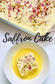 Saffron Cake Saffron Cake Desserts Indian Dessert Recipes