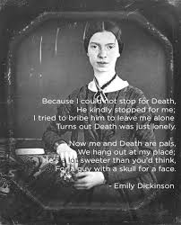 Because I Could Not Stop For Death Again Famous Poems Poems By Famous Poets Great Poems