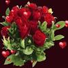 Gif animation of beautiful flowers. 1