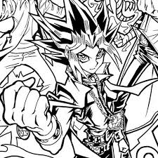 Hundreds of free printable coloring pages to print out and color! Kazuki Takahashi S Yu Gi Oh Coloring Page In The Name Of The Pharaoh By Ravegrl