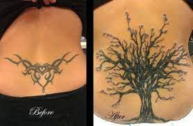 Creative tramp stamp cover ups. 19 Best Lower Back Tattoo Cover Ups Design Ideas Entertainmentmesh