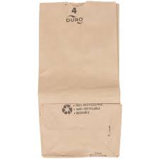 Duro 4 Lb Brown Paper Bag 500 Bundle