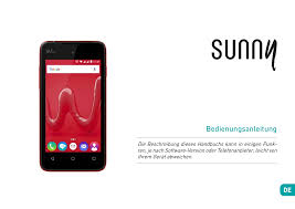 Bedienungsanleitung - Wiko Sunny ...
