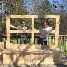 The bench press arch is used by competitive powerlifters to increase performance. Diy High Back Bench Shanty 2 Chic