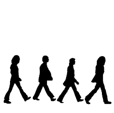 Pin By Theera Vp On Tattoo Idea Rs Beatles Art Beatles Silhouette Abbey Road