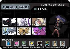 B) edit this default and make your own trainer. Trainer Card Maker Pokecharms Trainer Card Maker Pokemon My Pokemon
