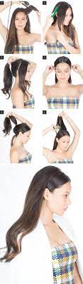 A Half Up Hairstyle Coiffure Glamour Coiffure Coiffure Facile