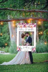 Personalized Wedding Photo Booth Frame Pink Wedding Photo Etsy Wedding Photo Props Wedding Frames Wedding Photo Booth