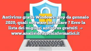 Avg lo protege de virus, malware y descargar free antivirus para windows xp. Antivirus Gratis Windows Stop Da Gennaio 2020 Quali Software Installare Ecco La Lista Dei Migliori Antivirus
