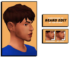 Virtuchem Parenthood Beard Edit I Love The Beard From Sims 4 Hair Male Sims 4 Sims