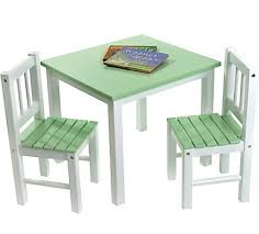 Kids Small Table And Chair Set Green And White Small Table Chairs Kids Table Chair Set Table Chairs