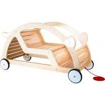 Ziehspielzeug Ziehwagen Und Wippe Natur Lieber Fahren Oder Wippen Beides Ist Durch Multifunktionales Design Mogl Wippe Baby Wippe Kinder Spielzeug