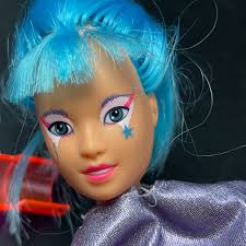 Vtg Jem and The Holograms Aja Fashion Doll 1980s Toy Hasbro Doll & Stand  Guitar Looks like she might be missing her stockings. Stand included. Sell  for Sale in Snohomish, WA -