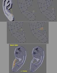 Modeling Ears In 3d Maya Modeling 3d Modeling Tutorial 3d Model Character