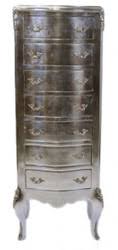 Es zählt zu den übergangsmetallen. Casa Padrino Barock Kommode Silber Mit 7 Schubladen 120 X 45x 35 Cm Antik Stil