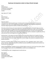 Use a polite, formal, and professional tone Letter Business Introduction Template By In Box Examples Sample Introducing Company Formal
