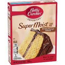 1 boxbetty crocker® supermoist® milk chocolate cake mix. Betty Crocker Super Moist Favorites Butter Recipe Yellow Cake Mix Bettycrocker Com