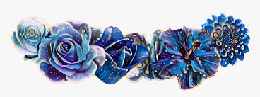 To download the set of transparent flowers that you want, simply click on the title for each entry (in blue text) and it will take you to the source page where. Blue Flower Flowers Rose Roses Crown Floercrown Blue Rose Hd Png Download Transparent Png Image Pngitem