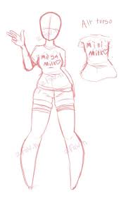 Mega Milk Mini Milk Ych Open By Faw N Deviantart Com On Deviantart Art Reference Poses Body Reference Drawing Cartoon Art Styles