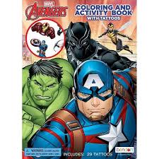 The second avengers film, avengers: Avengers Coloring Book With Tattoos Target