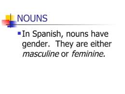 Spanish Noun Gender