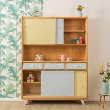 Some ideas of simple storage can be done in easy step don't say retro style is outdated and shouldn't be applied before seeing these vintage kitchen design ideas. Vintage Kitchen Cabinet Germany 1950s 103515
