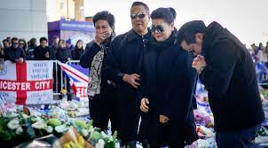 Brendan rodgers and leicester city owner khun top embraced after the team's fa cup win over chelsea i can't have been the only person in tears watching brendan rodgers embrace club owner. Family Players Pay Tribute To Thai Owner Of Leicester City Arysports Tv