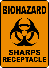 Sharps container sharps include, but are not limited to needles, lancets, syringes, broken glass, scalpels, culture slides, culture dishes, broken capillary. Sharps Disposal Signs In Stock Low Price