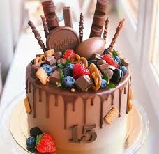 Bolo Inspiracao Bolo Drip Cake De 15 Anos Chocolate Cake Designs Chocolate Explosion Cake Candy Birthday Cakes