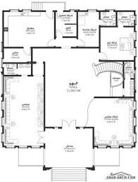 خرائط الفيلا 6 غرف نوم 788 متر مربع طابقين سكن Square House Plans My House Plans Model House Plan