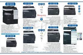 We have provides all needed files to make you install any drivers easily like automatic driver installer. Konica Minolta Bizhub 206 226 367 458 558 C258 C368 C226 Photocopier Multifunction Copier Machins Konica Minolta Solutions Printer