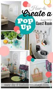 Diy Pop Up Guest Room Guest Room Easy Room Decor Guest Room Decor