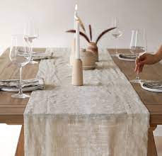 Orkney Linen Table Runner In 2021 Linen Table Runner Minimalist Tables Custom Table Cloth