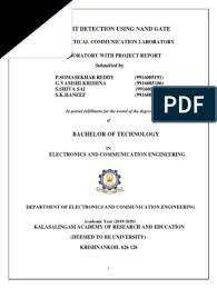 Light detection using nand gate. Light Detector Using Nand Gate Electronic Circuits Logic Gate