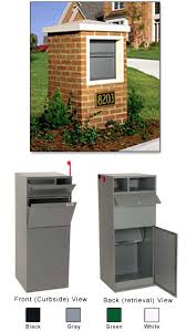 Dvault Mailboxes Package Drops Mailboxes Residential Residential Mailboxes Brick Mailbox Modern Mailbox Design