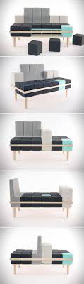 Tetris Inspired Bloc D Couch Consists Of Square Blocks That Let You Build Layouts To Your Liking Modular Furniture Design Modular Couch Modular Furniture