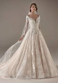 Pronovias Privee Collection Castle Couture Pronovias Fashion Hillary Bridal Prom Dress Store In New Jersey In 2021 Wedding Dress Long Sleeve Pronovias Wedding Dress Sheer Wedding Dress