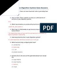 An update to google's expansive fact database has augmented its ability to answer questions about animals, plants, and more. Bacteria In The Digestive System Quiz Answers Pdf
