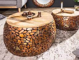 salontafel steen mozaiek set van 2 koper salontafels tafels 4udesigned nl salontafel koffietafel mozaieksteentjes