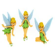 Tinkerbell is een personage uit de film peter pan uit 1953. Tinkerbell Novelty Buttons For Sewing And Crafts