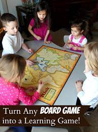 Turn Any Board Game Into A Learning Game True Aim Learning Games For Kids Educational Games For Kids Kids Learning Activities