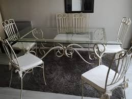 Grâce à la table en verre extensible ne vous demandez plus comment vous allez pouvoir recevoir tous vos proches. Table Fer Forge 6 Chaises Occasion
