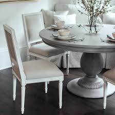 Decadent crown molding and scrolling details command attention while distressed furniture and decor create a space with a storied look. Vintage One Of A Kind Dining Tables French Chic Vintage Dining Table The Bella Cottage The Bella Cottage Inc