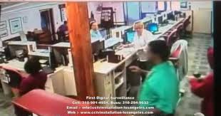 St George S Bank Robbery Cctv Footage First Digital Surveillance Saint George Security Camera Installation Bank Robbery