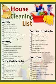 Cleaning Checklists Daily Weekly Monthly Cleaning Schedules Clean House Cleaning Hacks House Cleaning Tips