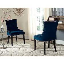 2 new & refurbished from $342.74. Safavieh Lester Dining Chairs In Navy Set Of 2 Bed Bath Beyond Dining Chair Upholstery Dining Room Chairs Upholstered Upholstered Dining Chairs