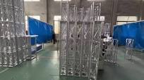 8x8 inches lighting truss produced by ITSCtruss. ,  https://www.itsctruss.com/8-inch-aluminium-bolted-plated-mini-lighting-box-truss_p250.html