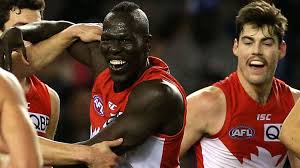 2018 toyota afl premiership season launch don t believe in never aliir aliir. Afl Last Gasp Aliir Aliir Goal Hands Sydney Dramatic Win Over North Melbourne